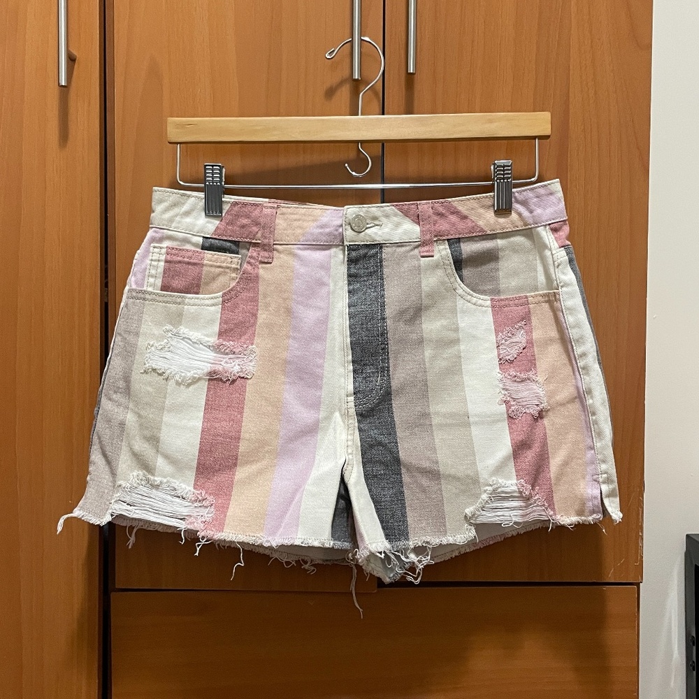Multi Colored Forever 21 Denim Shorts